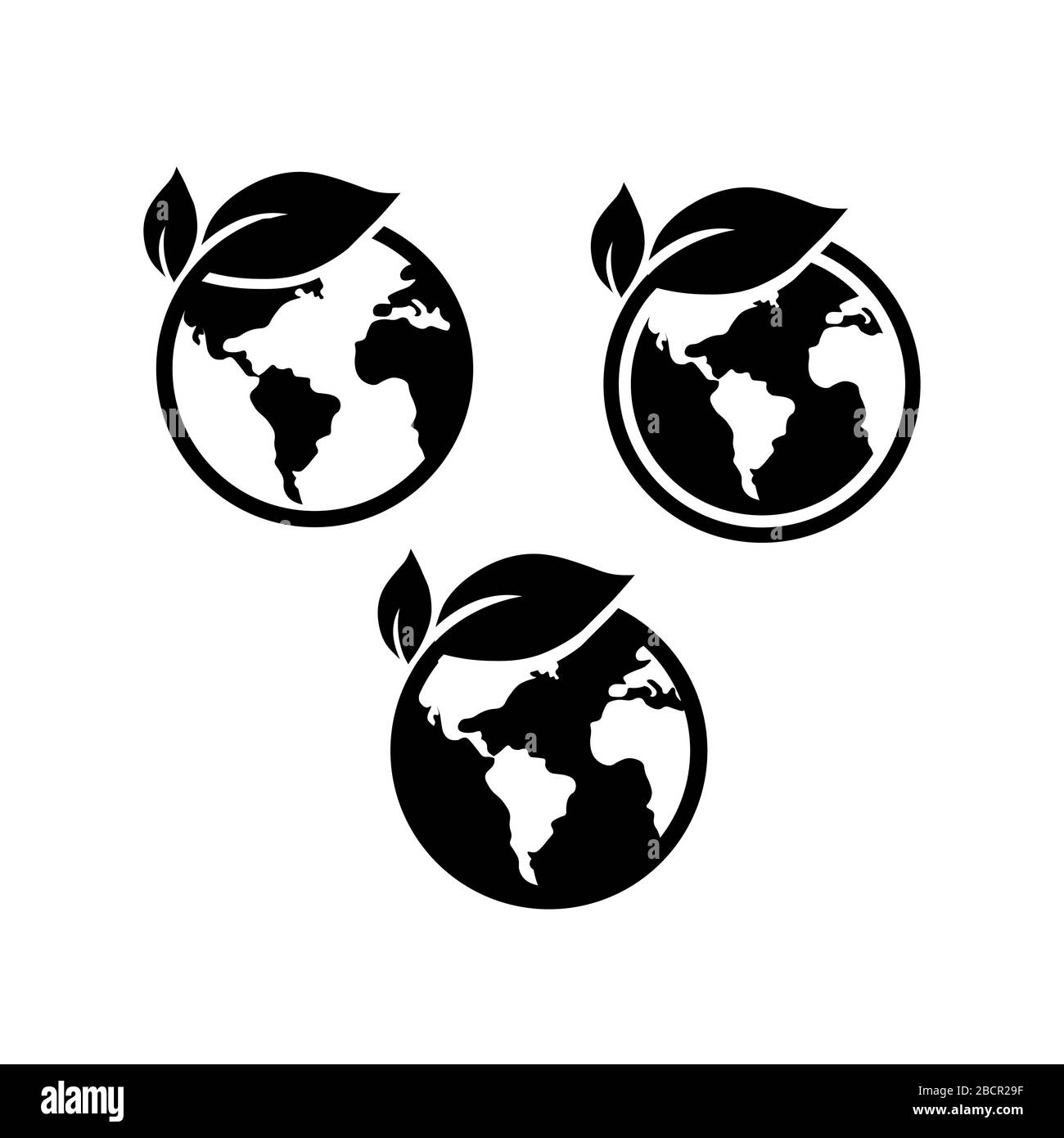 Icône d'environnement ECO. Symbole vecteur électrique ECO. Illustration de Vecteur