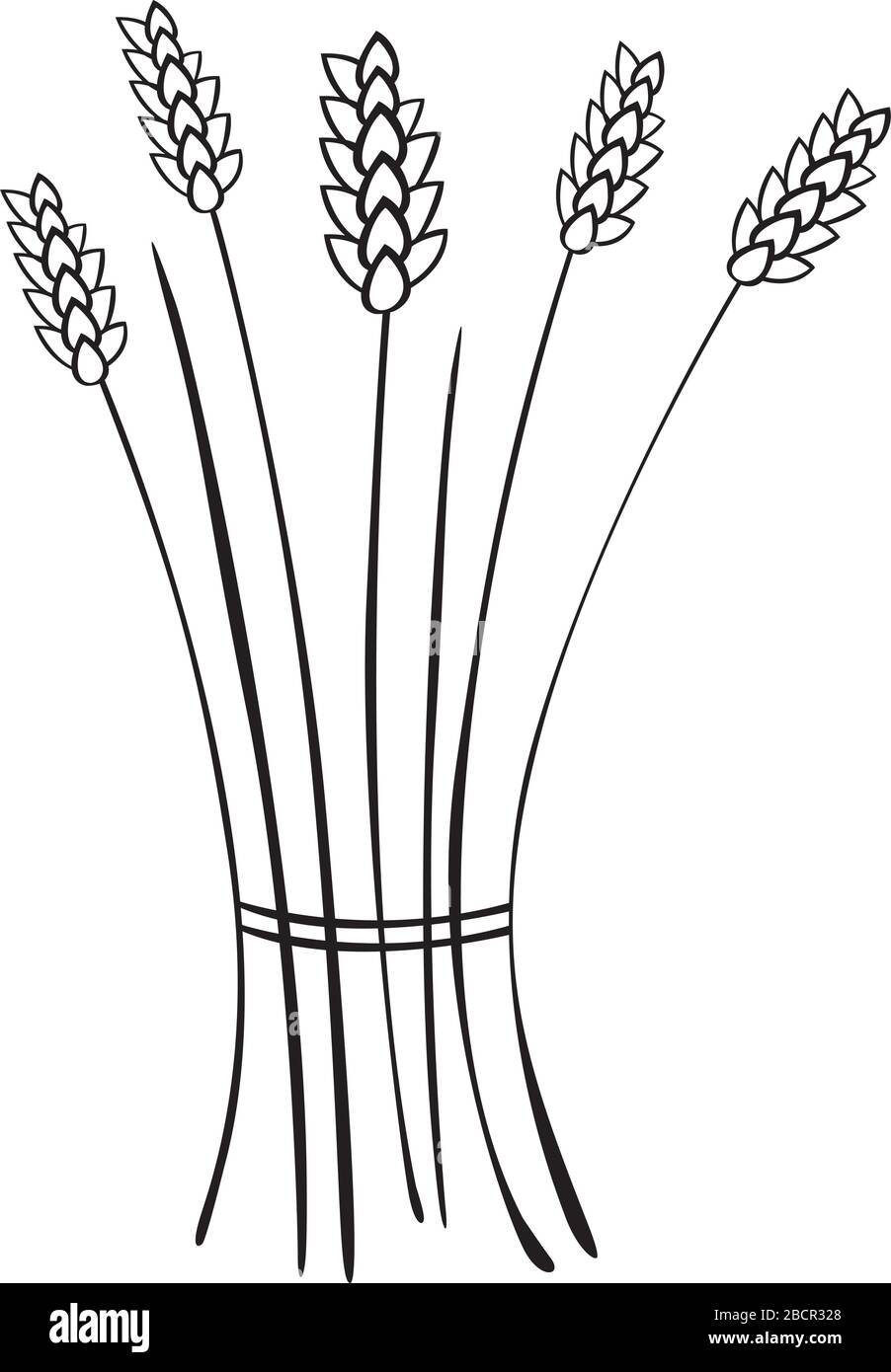 oreilles de seigle Illustration de Vecteur
