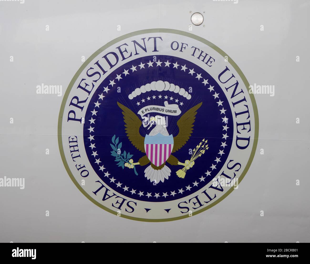 sceau du président du parc historique national lyndon b johnson et ranch stonewall texas Banque D'Images