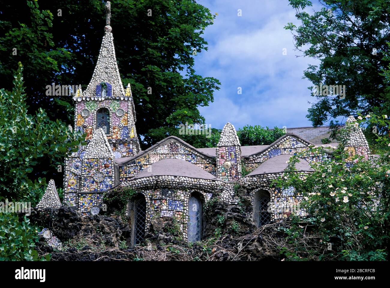 Lex Vauxbels, Little chappel, Guernesey, Îles Anglo-Normandes, Royaume-Uni, Europe Banque D'Images