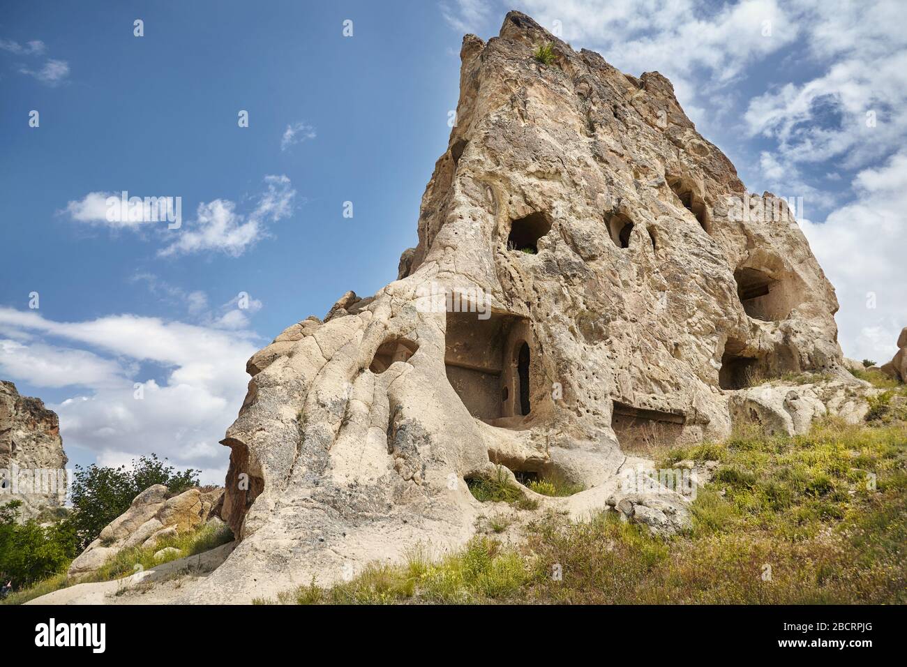 Ancienne église dans la roche dans le musée en plein air de Göreme en Cappadoce, Turquie Banque D'Images