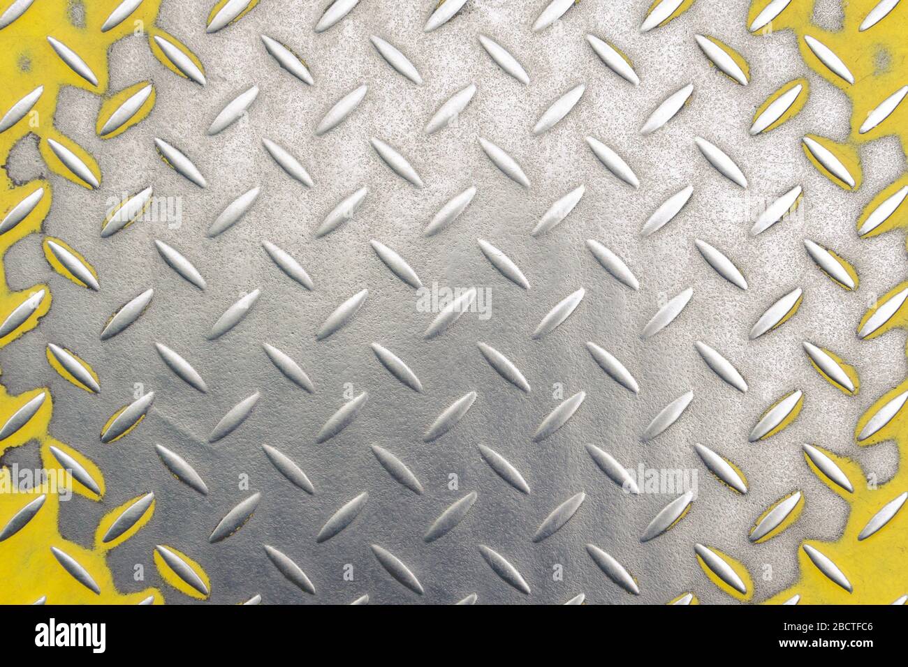 texture arrière-plan de la vieille plaque polie en temps de métal. concept industriel. ancien plancher de métal Banque D'Images