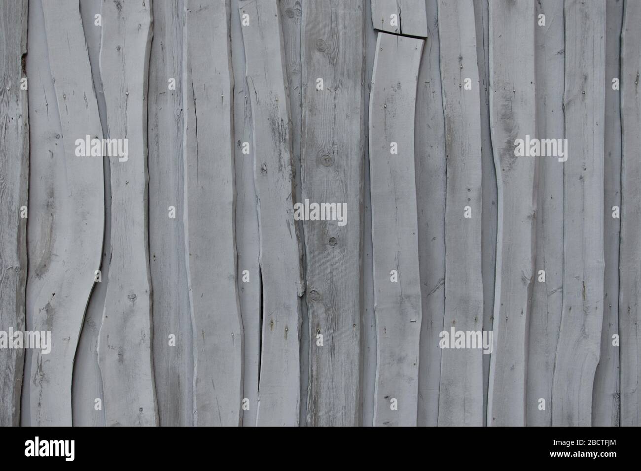 Vieille clôture planche en bois gris Banque D'Images