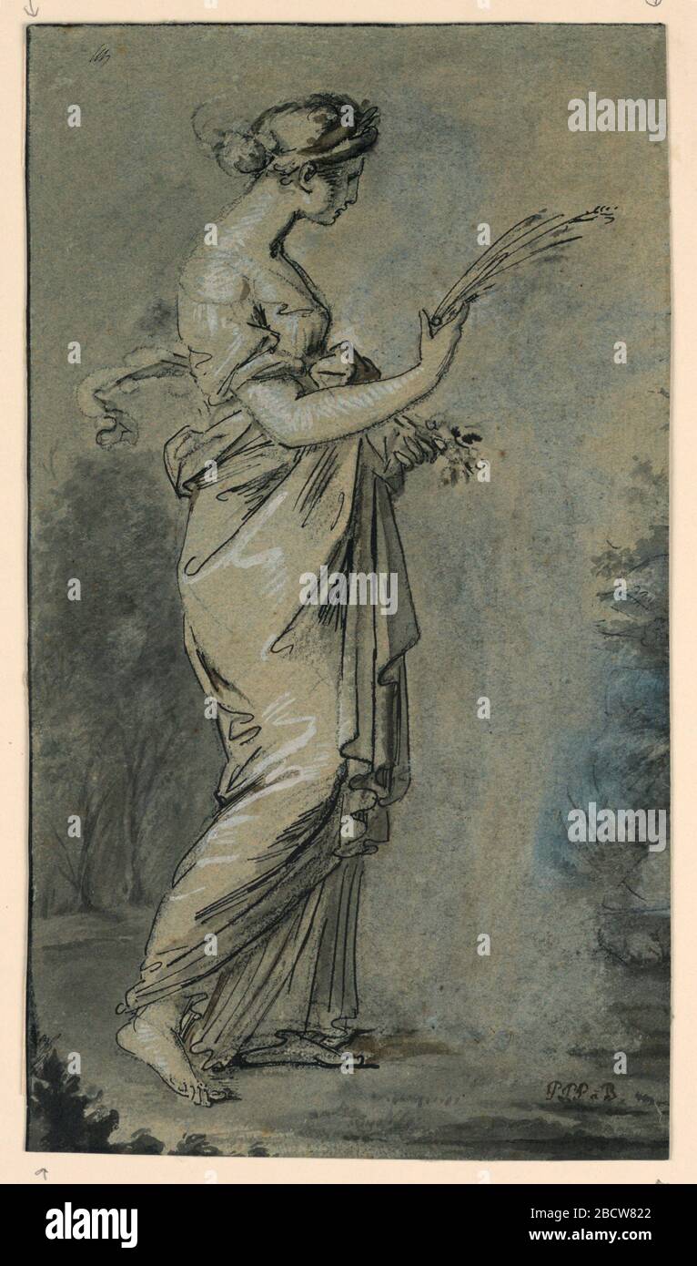 Ceres. La recherche en ProgressCeres a montré waslking vers la droite dans le paysage boisé. Une deuxième photo à droite a été effacée. Ceres Banque D'Images