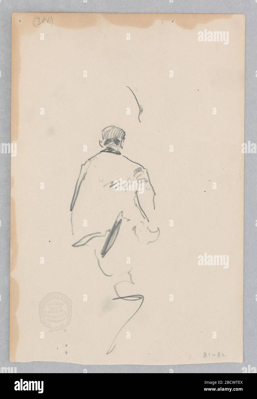 Man. Recherche en progression esquisse partielle d'une figure masculine. Homme Banque D'Images Man. Recherche en progression esquisse partielle d'une figure masculine. Homme Banque D'Images