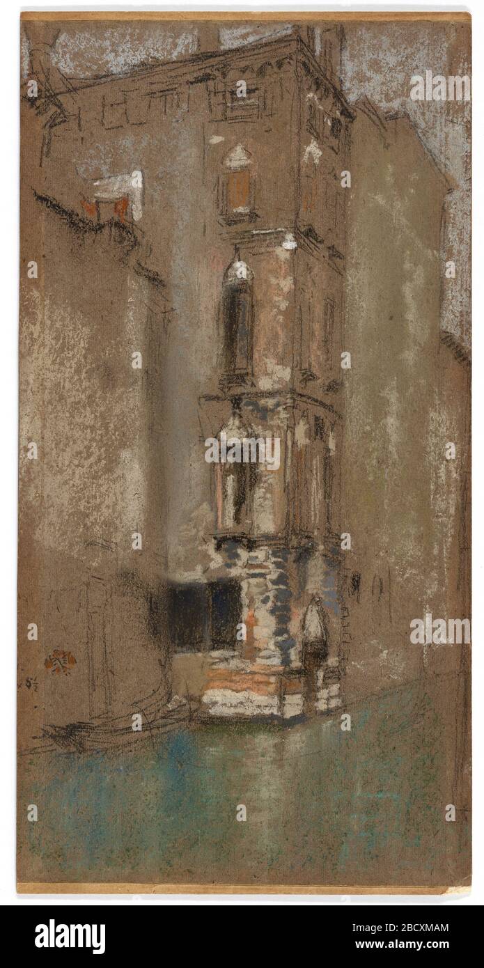 Le Palais de marbre. Thomas Way Sr. (1837 - 1915)Thomas Robert Way (1861 - 1913) (C.L. Source libre)Charles Lang freer (1854-1919) à 1905Thomas Way Sr. Le Palais de marbre Banque D'Images