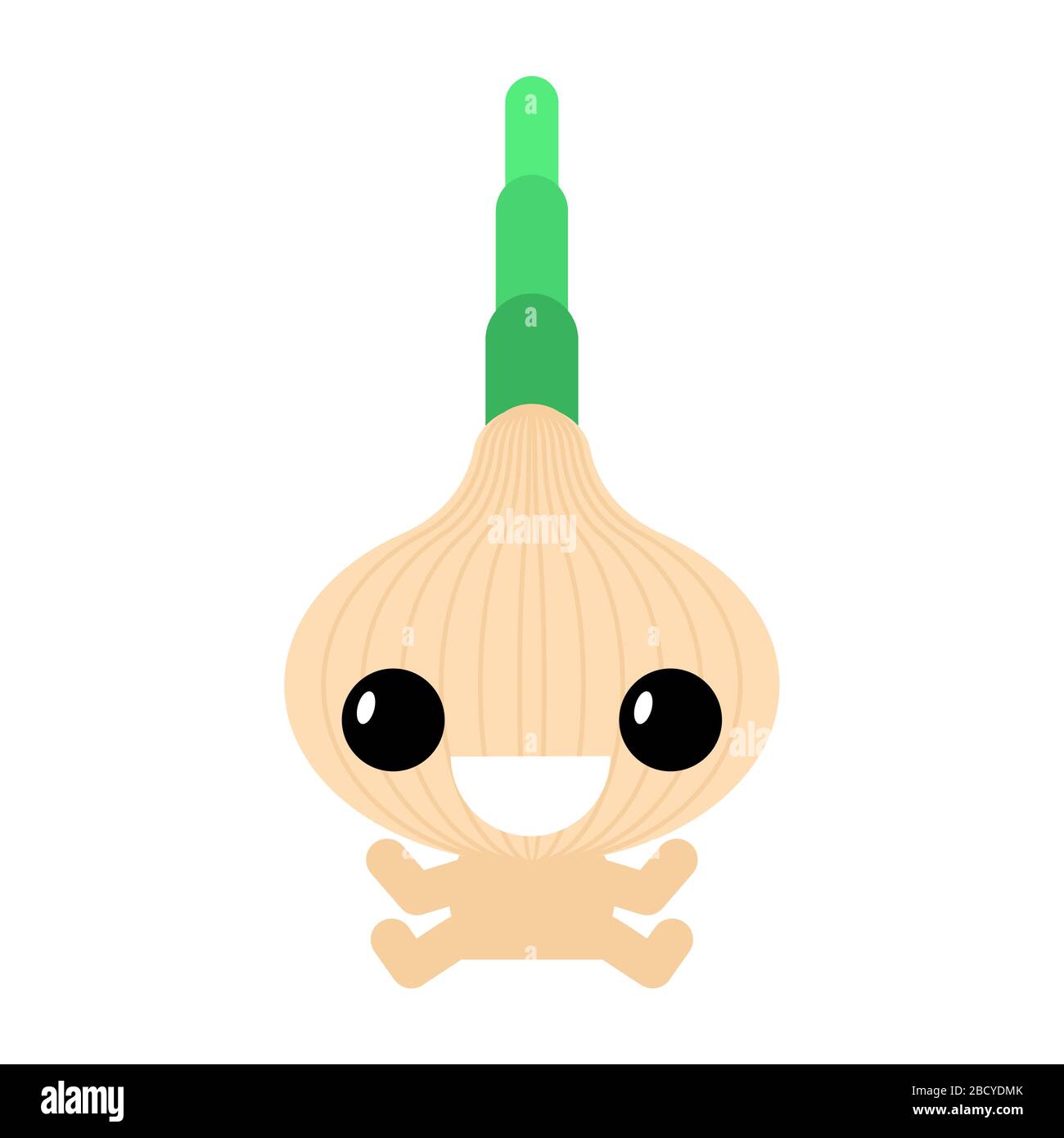 Mignonne Bebe Oignon Isole Dessin Anime Enfant De Legumes Illustration Vectorielle Image Vectorielle Stock Alamy
