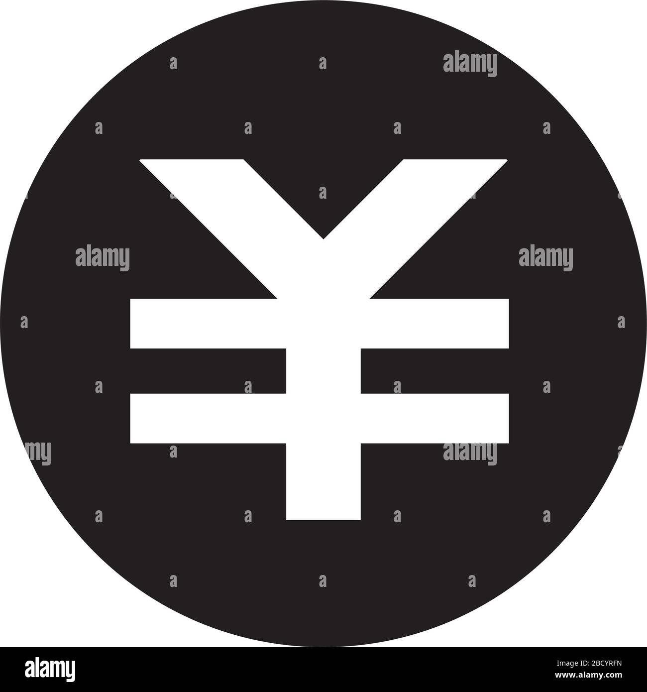 Argent (pièce de monnaie) en main, échange, remboursement, argent argent vecteur illustration ( yen japonais ) Illustration de Vecteur