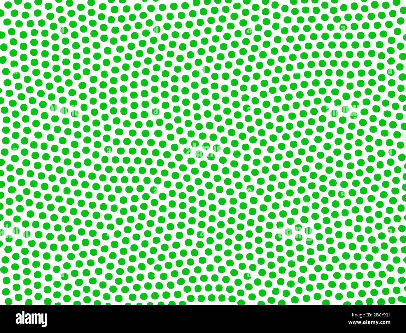 vert sur un motif en pointillés blancs sans couture Illustration de Vecteur