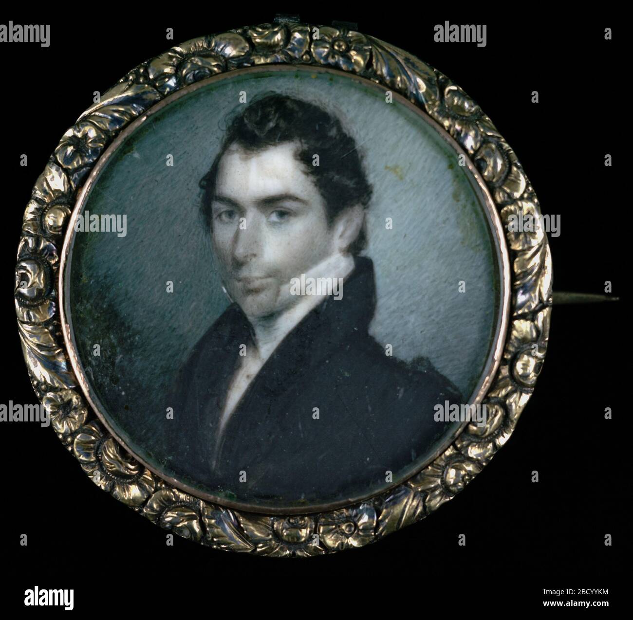 Portrait d'un gentleman. On pensait à l'origine que c'était un portrait du juge en chef Roger Brooke Taney par un artiste inconnu. La recherche a toutefois prouvé que ce n'est pas le cas, et l'identité du situteur est inconnue. L'œuvre a été attribuée à l'artiste John Alexander McDougall. Banque D'Images