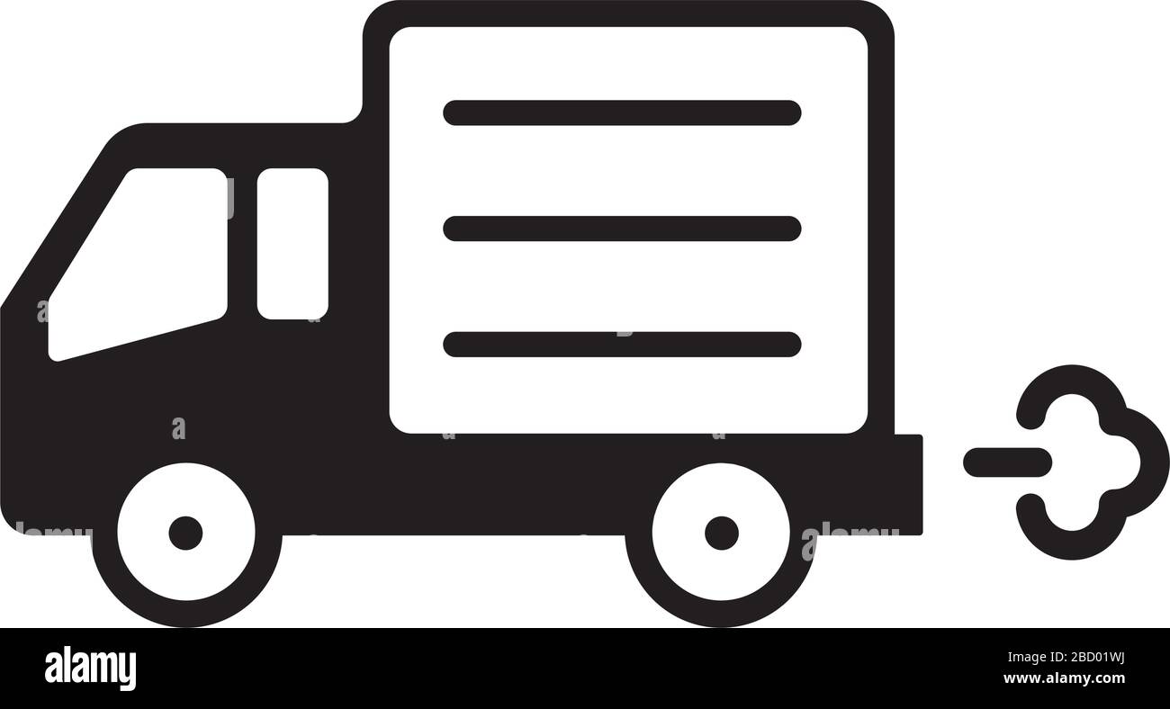 icône du chariot (livraison,expédition,transport) Illustration de Vecteur