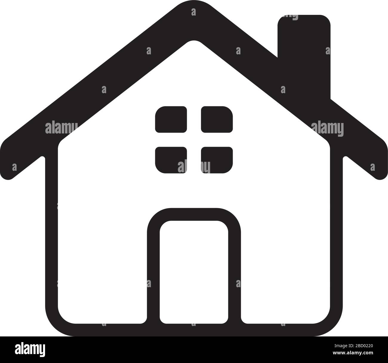 icône accueil / maison Illustration de Vecteur