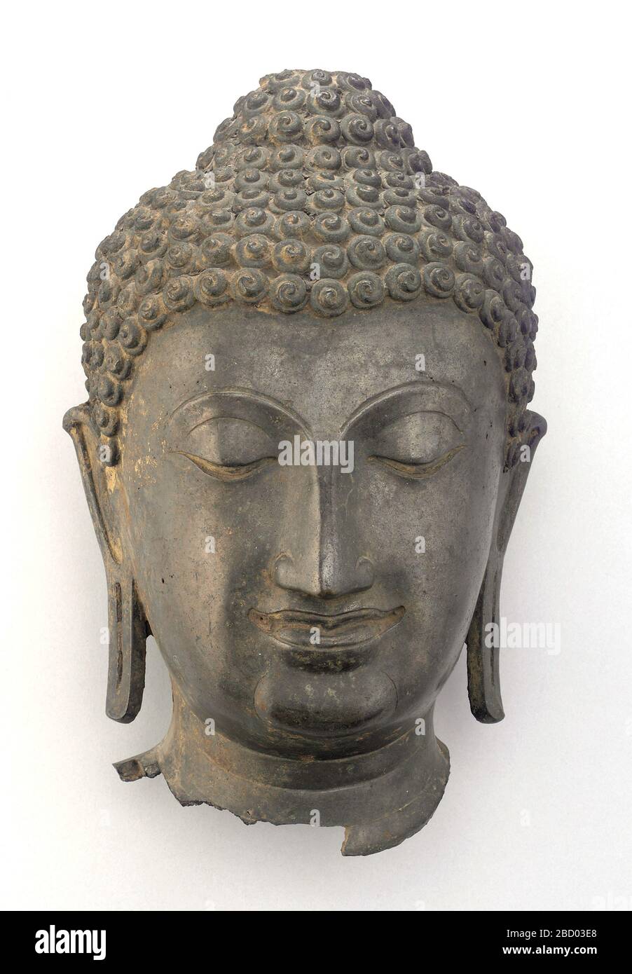 Chef d'un Bouddha. M. Gadelius (C.L.) Source libre)Charles Lang freer (1854-1919)officiel siamois sans nom [1]à 1909MR. F1909.48 Banque D'Images