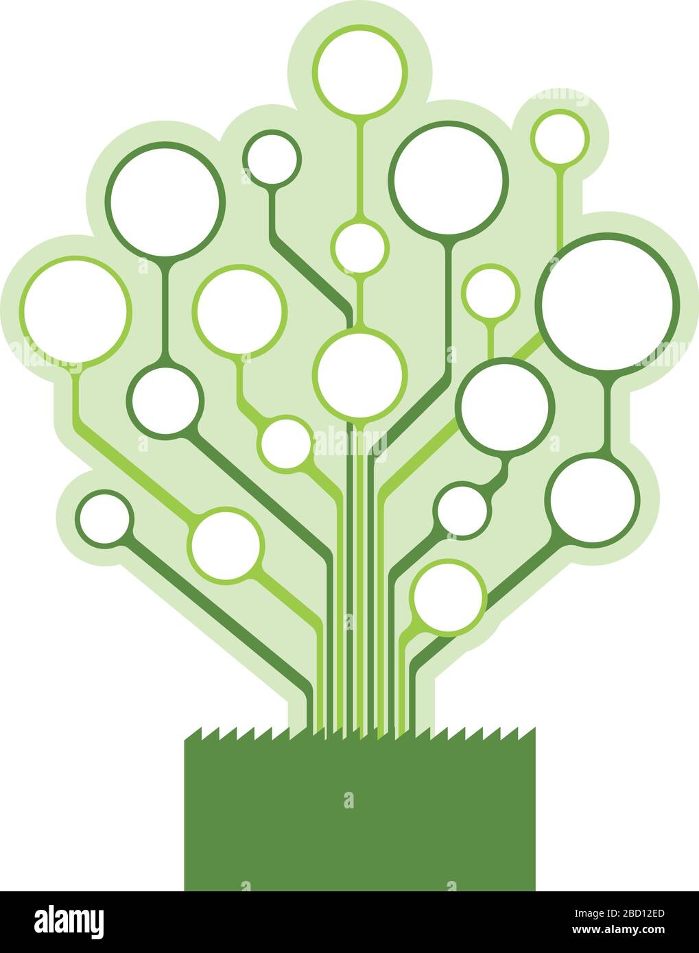 illustration du modèle de diagramme d'arborescence / infographies Illustration de Vecteur