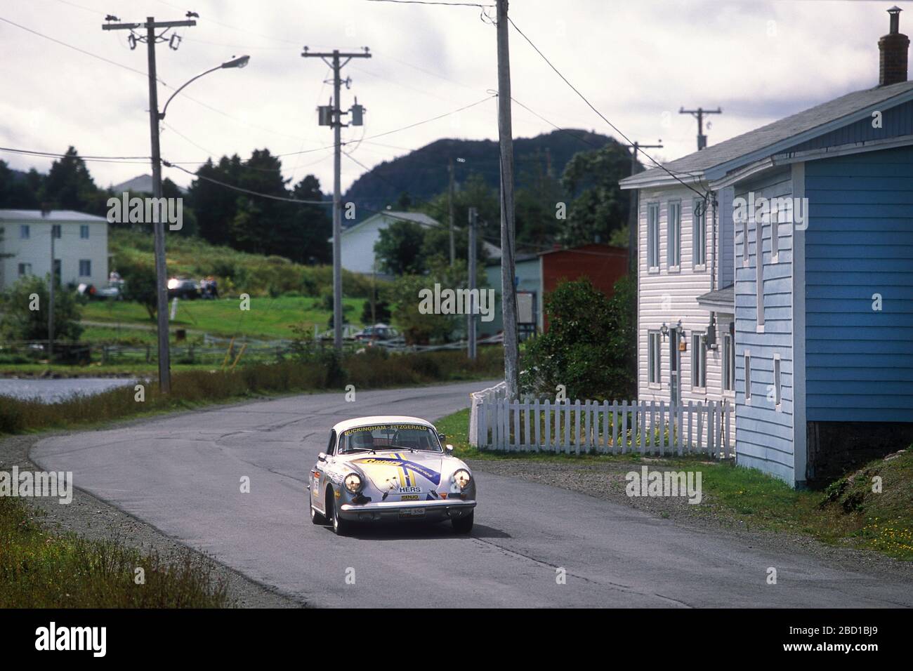1963 Porsche 356 participe au rallye Targa Newfoundland de 2002 Terre-Neuve Canada Banque D'Images