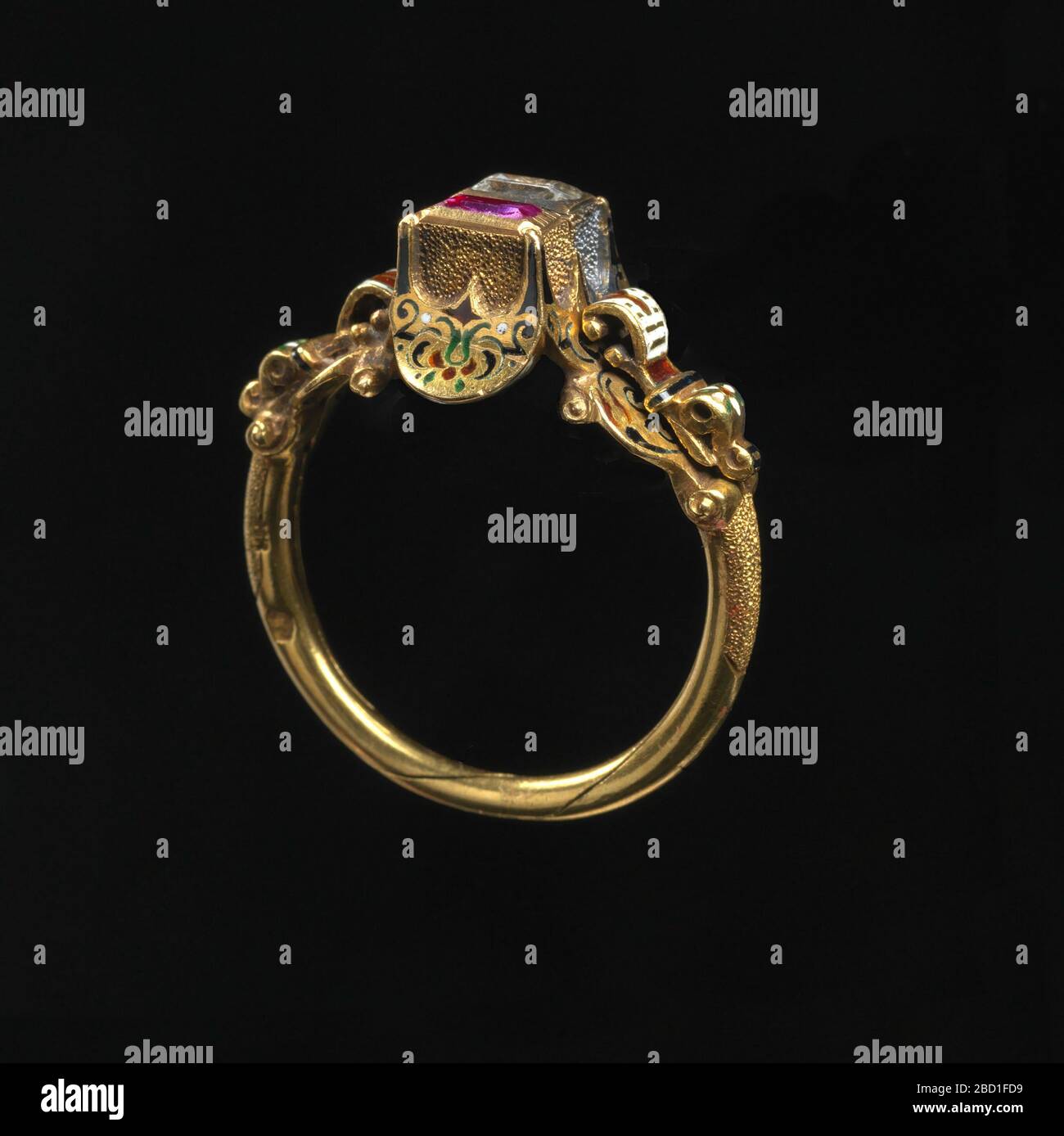 Bague de mariage. Banque D'Images