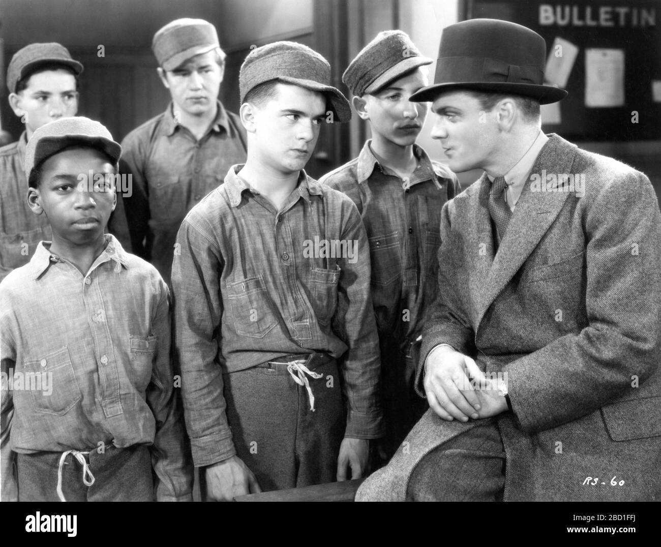 ALLEN ' FARINA ' HOSKINS FRANKIE DARRO et JAMES CAGNEY au MAIRE DE L'ENFER 1933 directeur ARCHIE MAYO Warner Bros. Banque D'Images