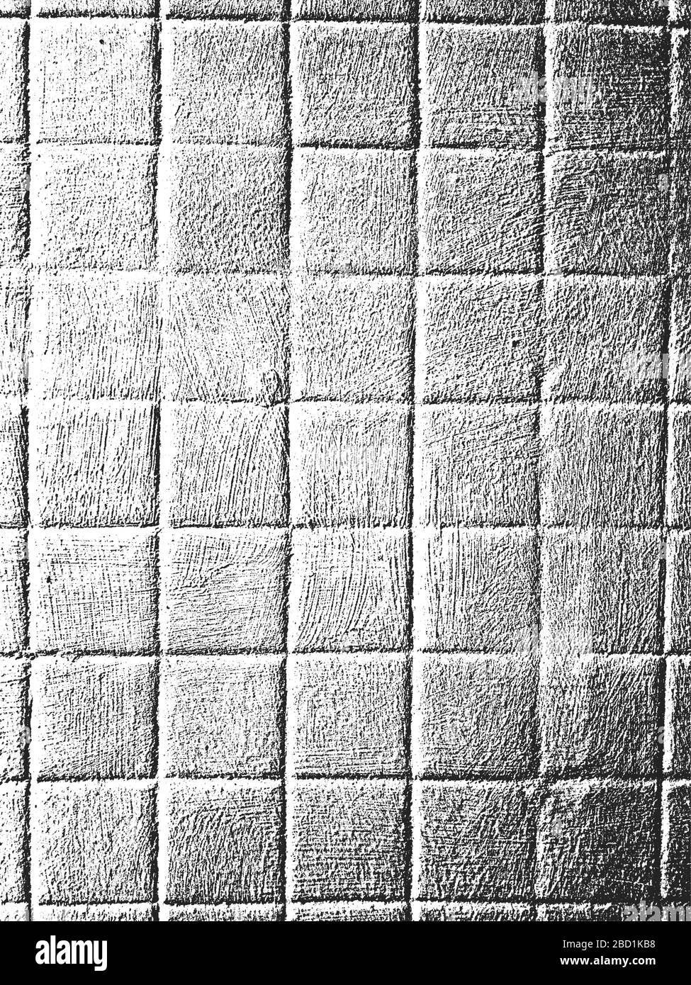 Détresse ancienne texture avec mosaïque de rectangle de sol ou de mur. Fond gris noir et blanc. Illustration vectorielle EPS8. Illustration de Vecteur