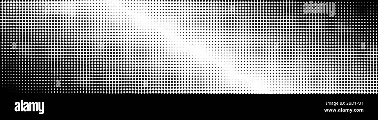 Arrière-plan abstrait de points demi-ton. Illustration vectorielle. Arrière-plan DOTS. Trame demi-ton Illustration de Vecteur
