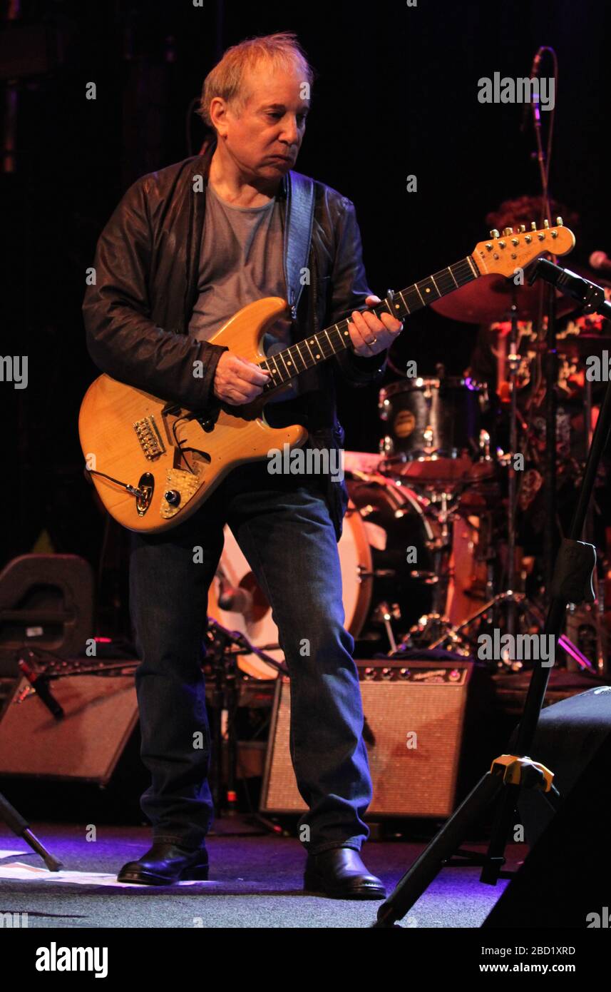 Paul Simon, Webster Hall NY photo Michael Brito Banque D'Images