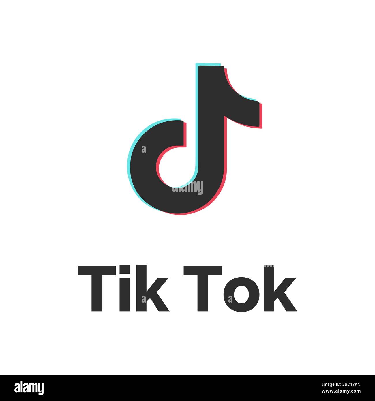 Tiktok logo Banque d'images vectorielles Alamy