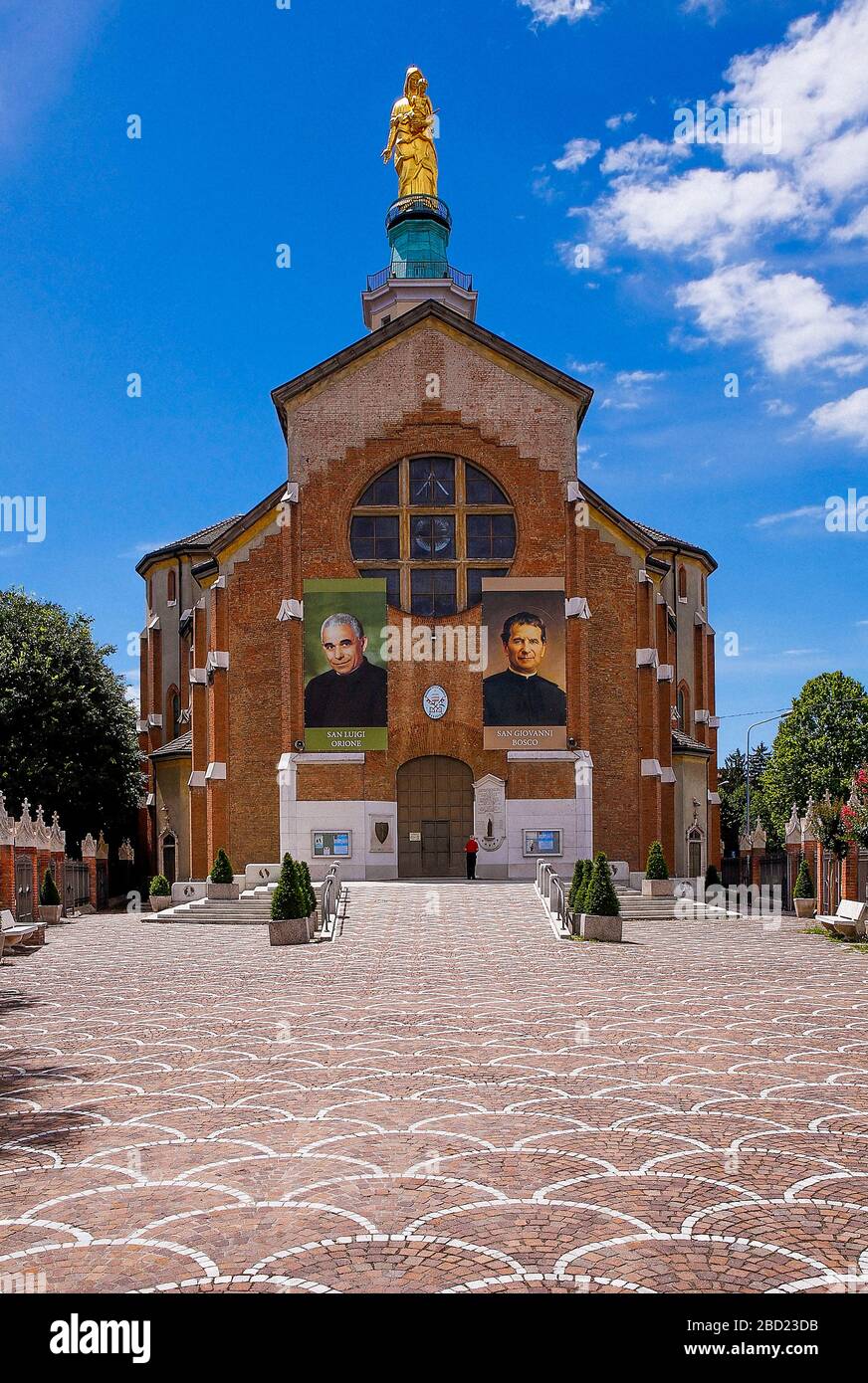 Italie Piémont Tortona - Sanctuaire de Nostra Signora della Guardia Banque D'Images