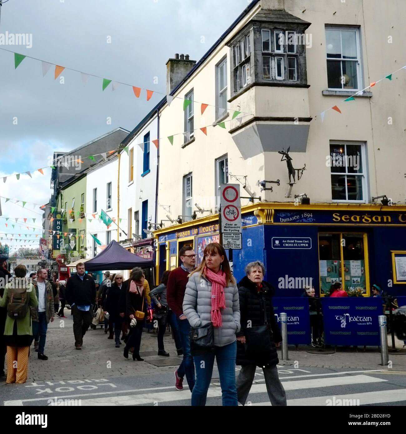 Tigh Neachtain pub et restaurant à Galway City, Comté de Galway, Irlande Banque D'Images