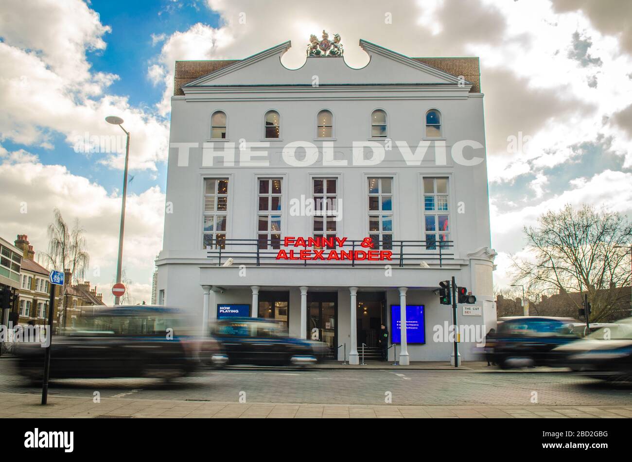 LONDRES- MARS 2018 : The Old Vic Theatre, un théâtre de 1000 places près de la gare de Waterloo dans le sud de Londres Banque D'Images