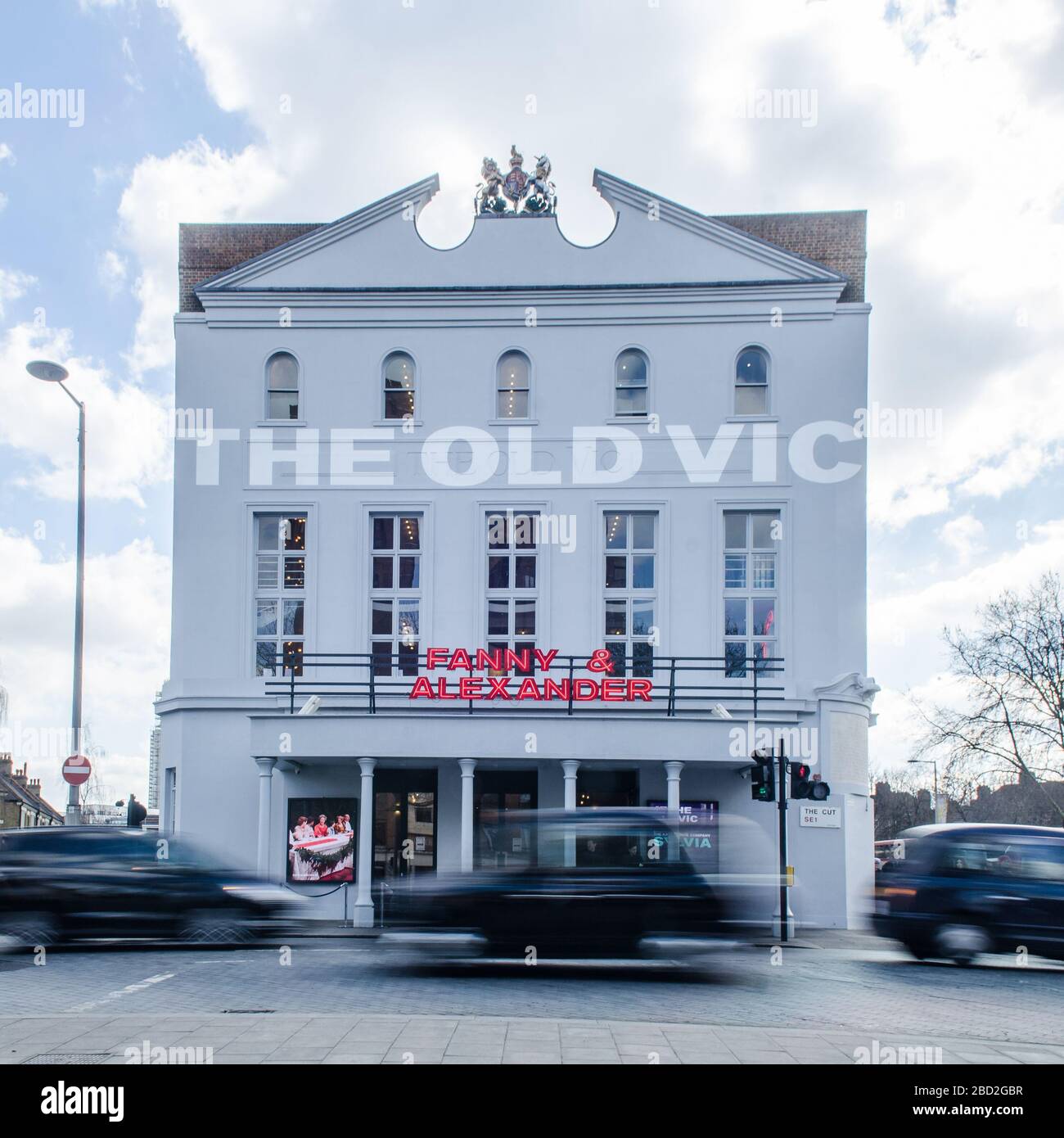 LONDRES- MARS 2018 : The Old Vic Theatre, un théâtre de 1000 places près de la gare de Waterloo dans le sud de Londres Banque D'Images