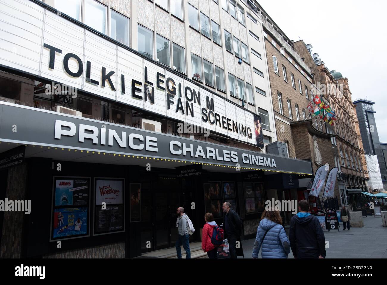 LONDRES- JANVIER 2020: Prince Charles Theatre par Leicester Square à Soho. Un théâtre indépendant célèbre pour montrer des films classiques alternatifs et cultes Banque D'Images