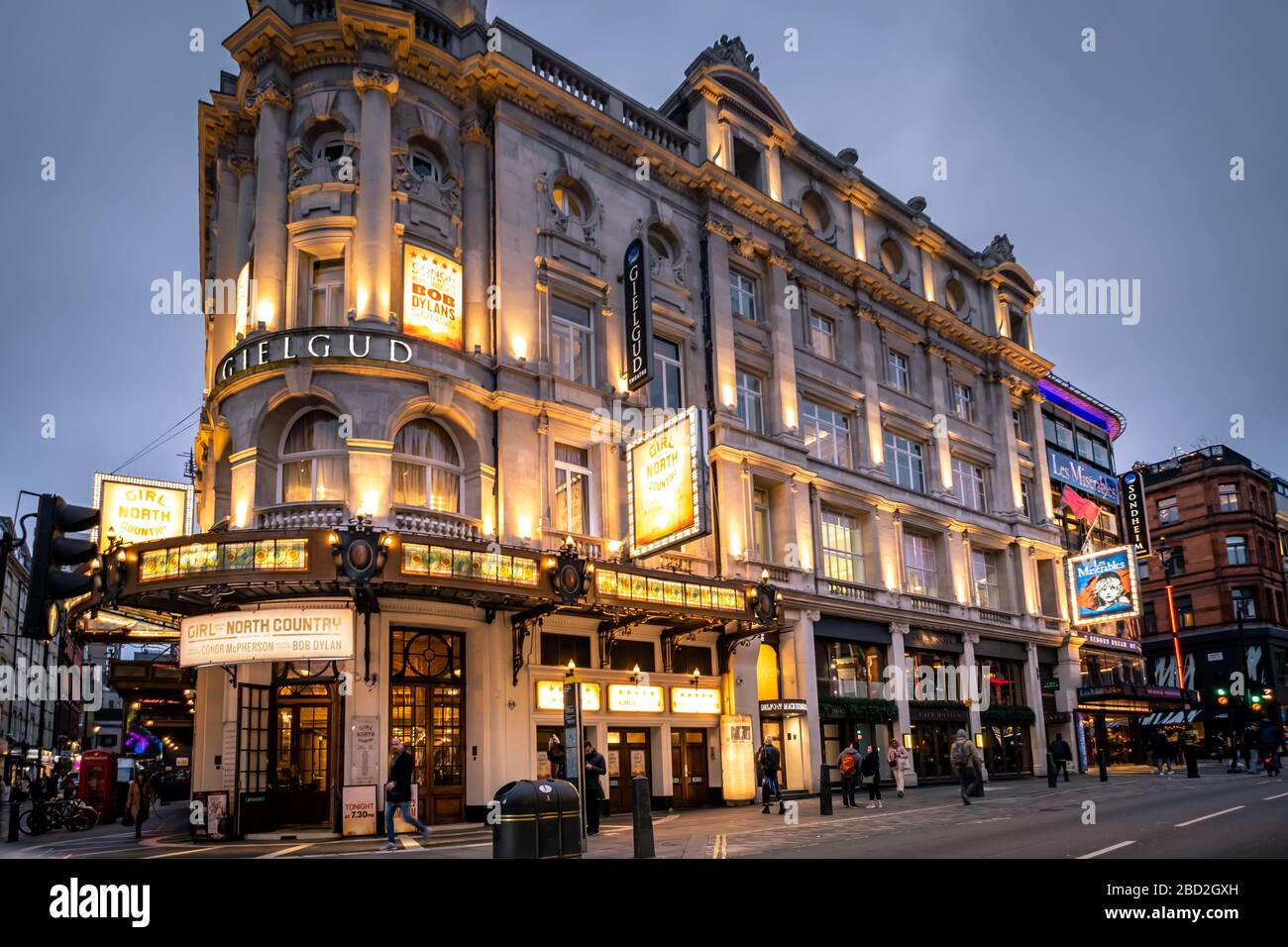 Théâtre Gielgud, Leicester Square - Londres Banque D'Images