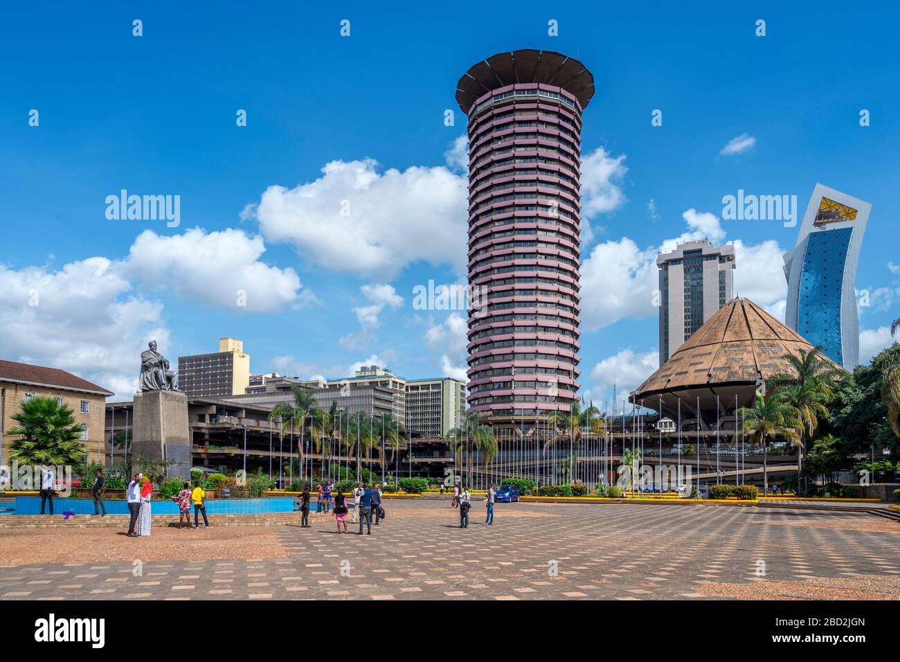 La tour de la KICC (Kenya International Convention Center), Nairobi, Kenya, Afrique de l'est Banque D'Images