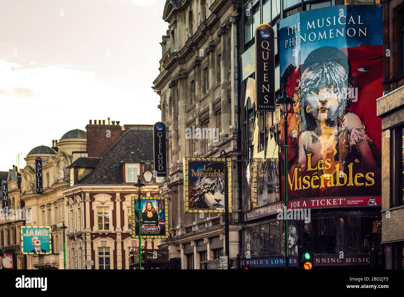 LONDRES- le théâtre les Misérables, un célèbre spectacle de longue durée dans le West End de Londres Banque D'Images