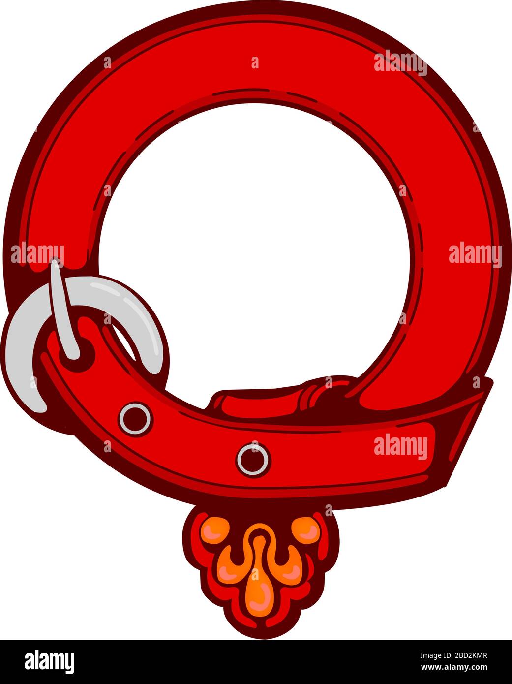 illustration de ceinture circulaire vintage ( espace vierge / design ) Illustration de Vecteur