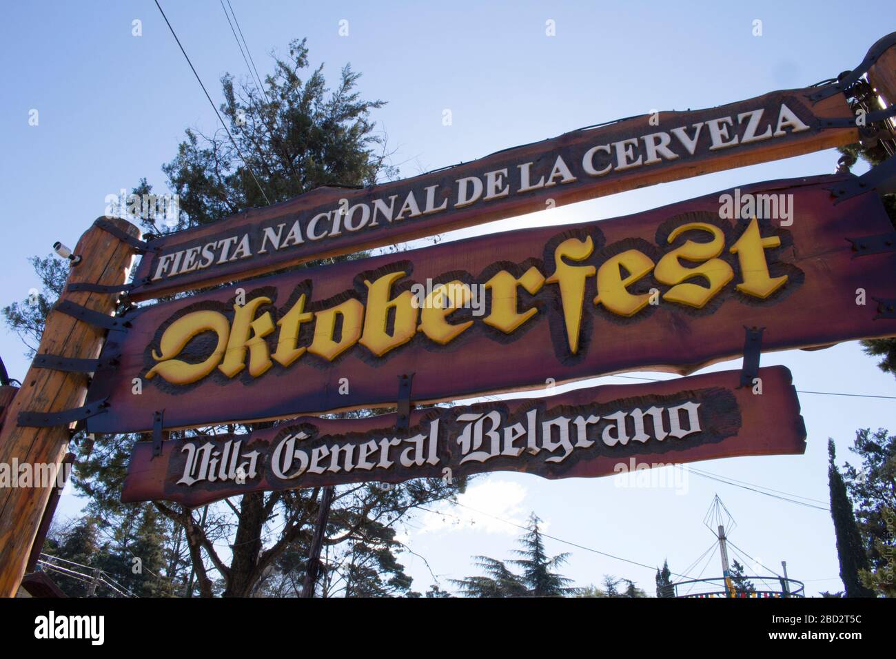 Villa General Belgrano, Cordoue Argentine Banque D'Images
