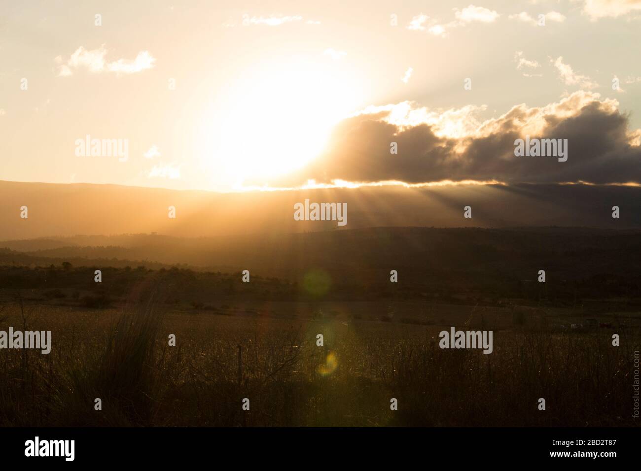 Villa General Belgrano, Cordoue Argentine Banque D'Images