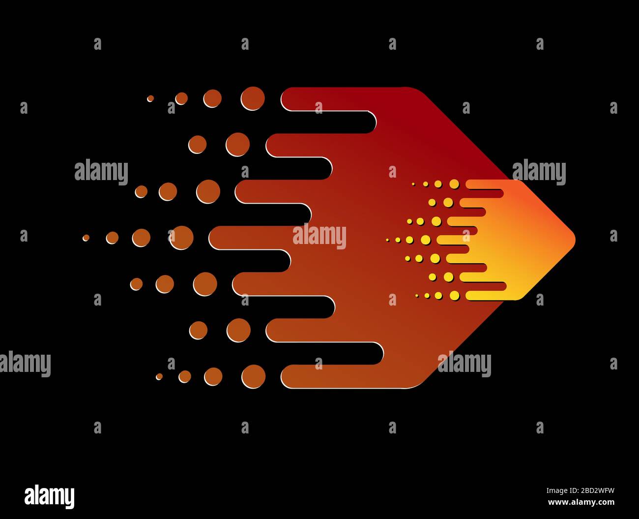 Logo vectoriel abstrait pour cartes de visite, autocollants, étiquettes. Illustration du stock Illustration de Vecteur