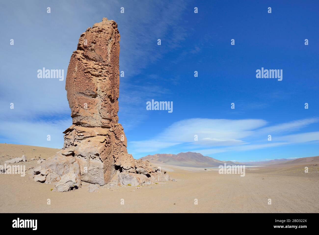 Monjes de la Pacana, Altiplano, Paso de Jama, région d'Antofagasta, Chili Banque D'Images