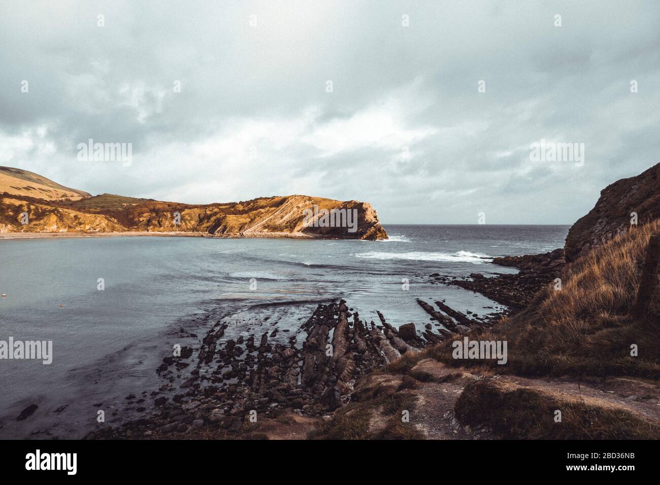 Lulworth Cove - Royaume-Uni (automne 2019) Banque D'Images