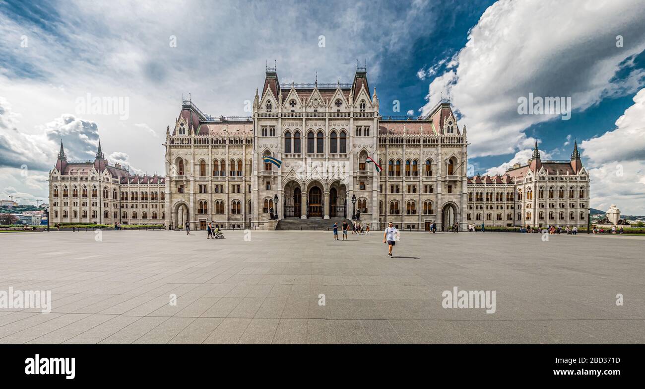 Le Parlement de Budapest Banque D'Images