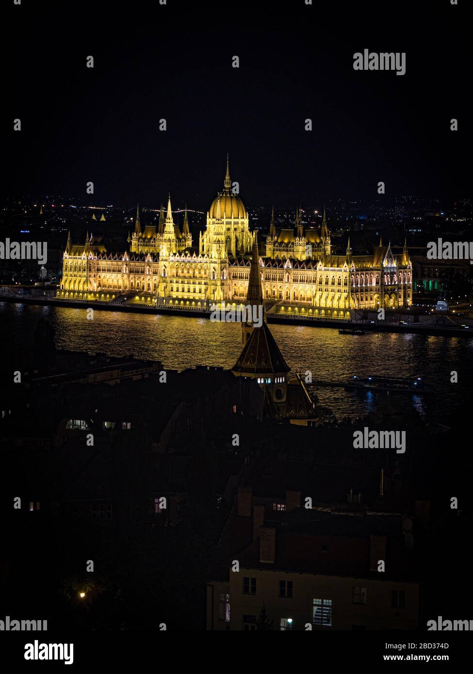 Le Parlement de Budapest Banque D'Images