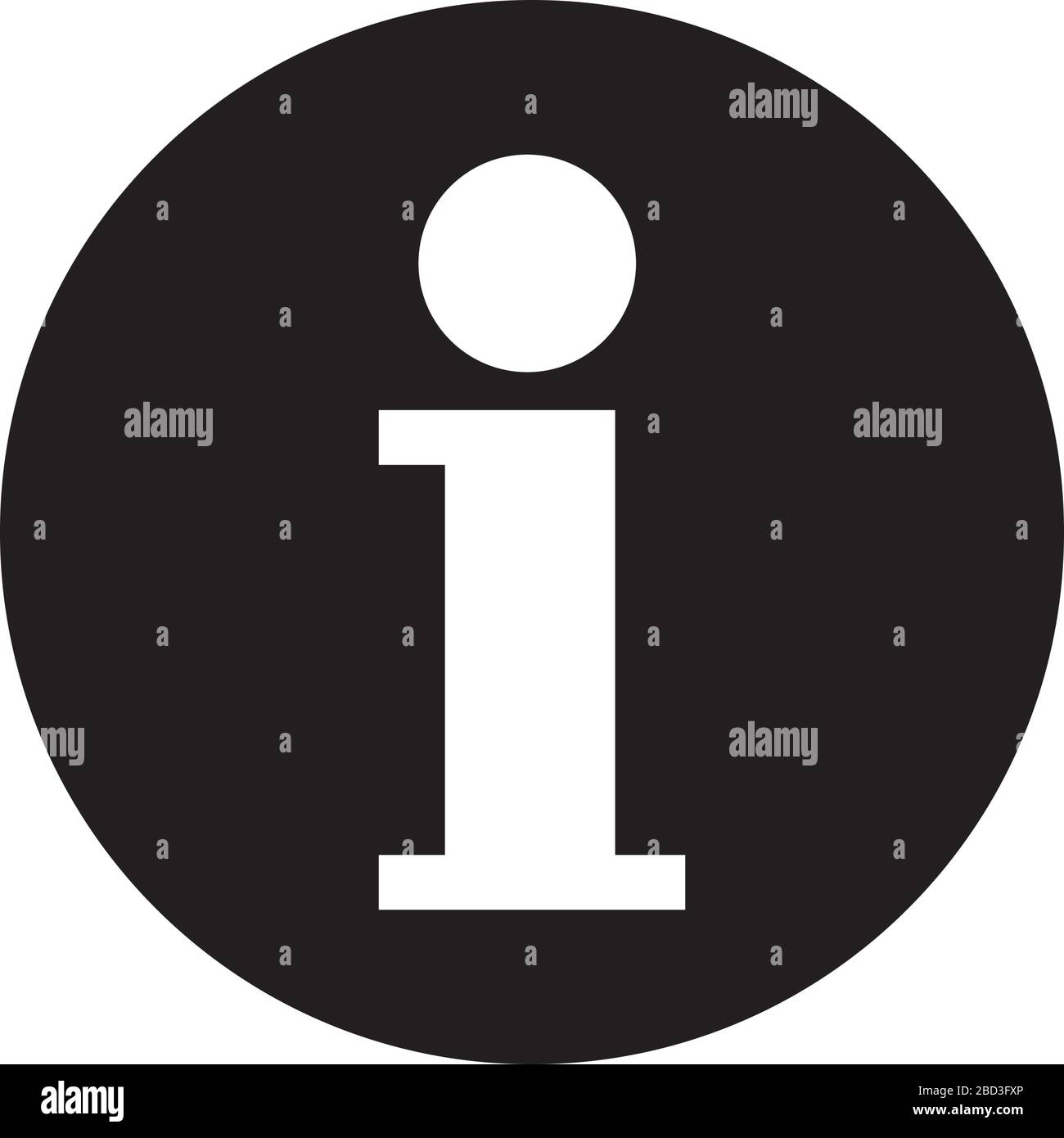 compteur d'informations , icône du centre d'assistance / symbole d'information publique Illustration de Vecteur