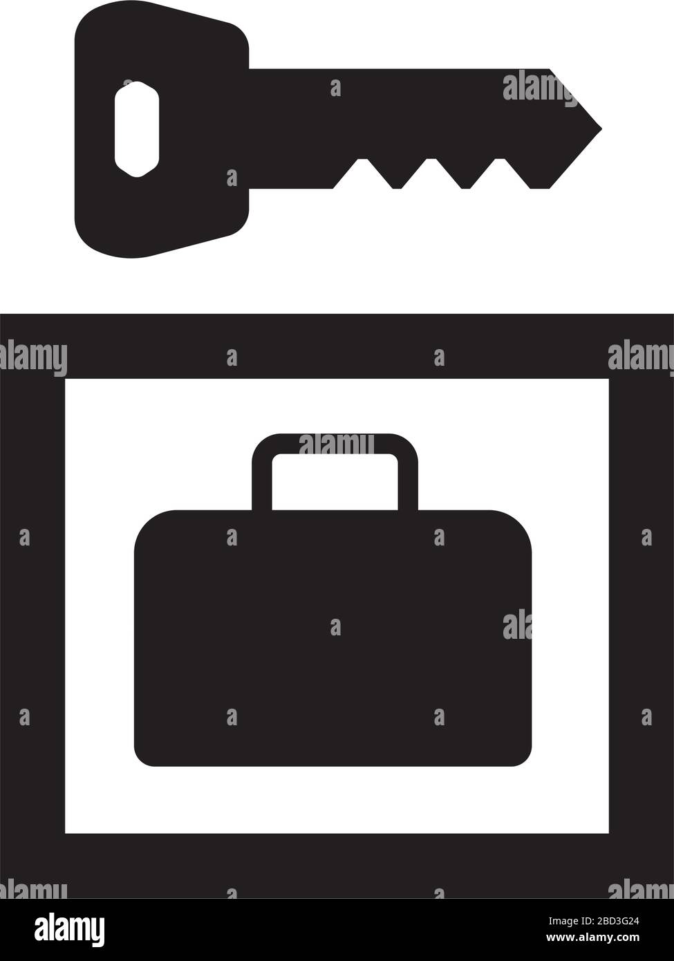 icône du vestiaire / symbole d'information publique Illustration de Vecteur