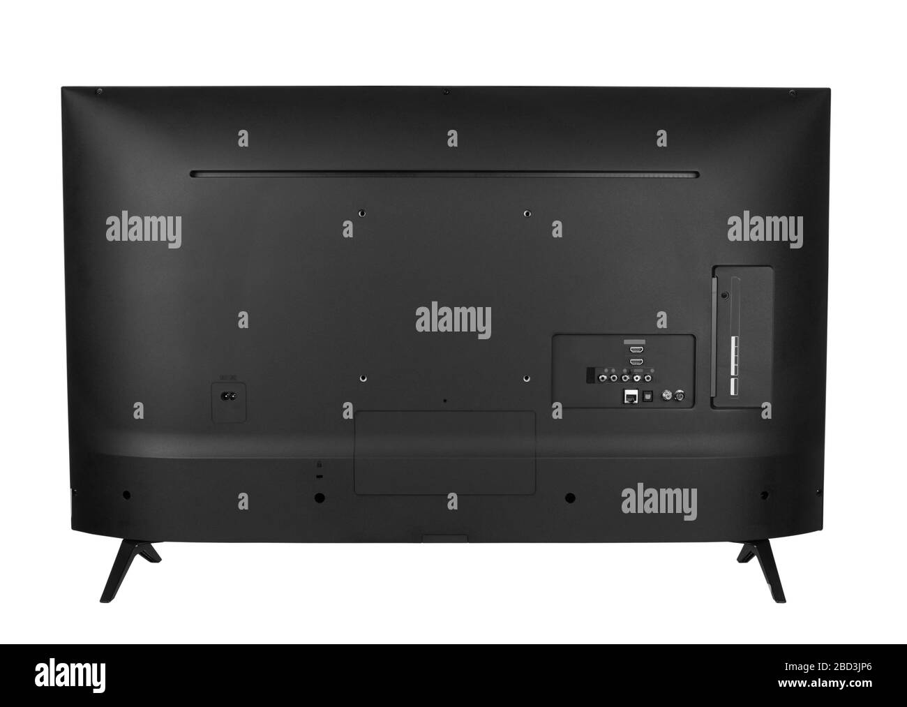 Led ou lcd-moniteur tv internet isolé sur fond blanc Banque D'Images