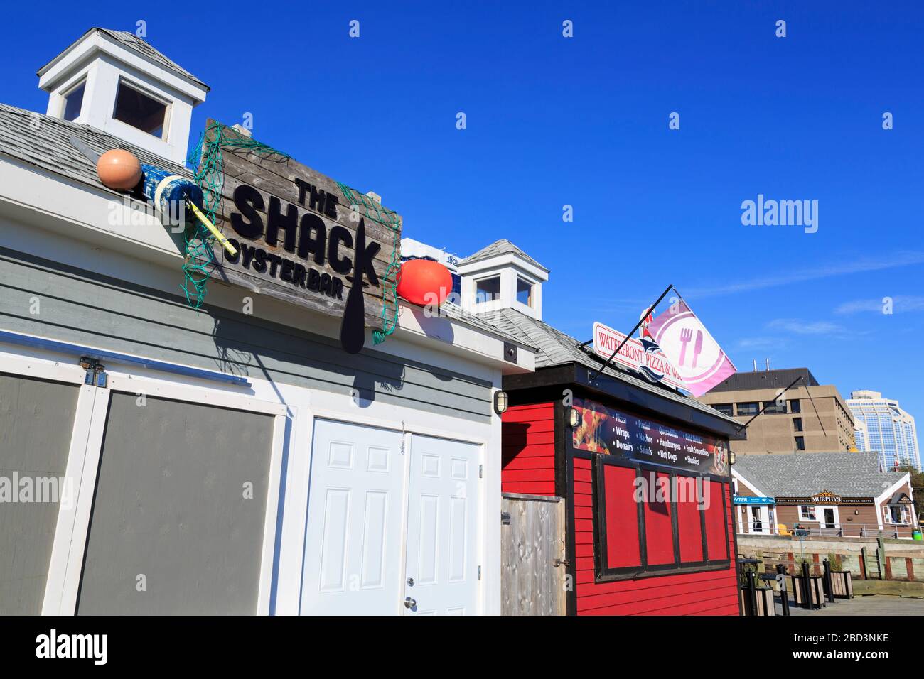 Fish Shack, Harborwalk, Halifax (Nouvelle-Écosse), Canada Banque D'Images