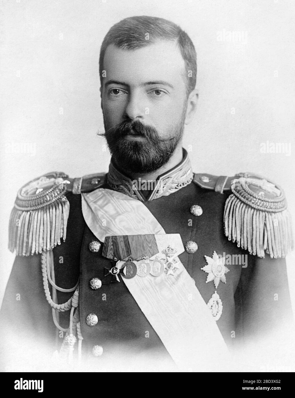 Grand-duc Alexander Mikhaïlovitch, 1890 Banque D'Images