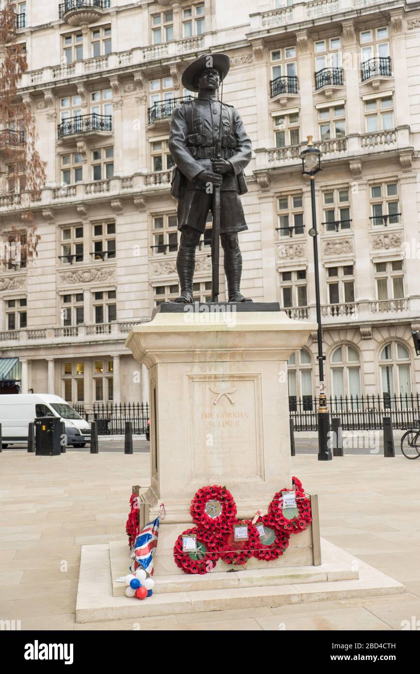 Mémorial de Gurkha, Londres Banque D'Images