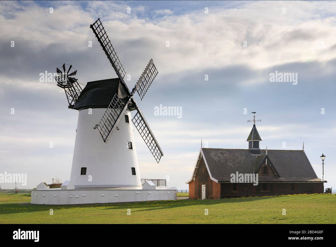 Moulin de Lytham dans Lancashire. Banque D'Images