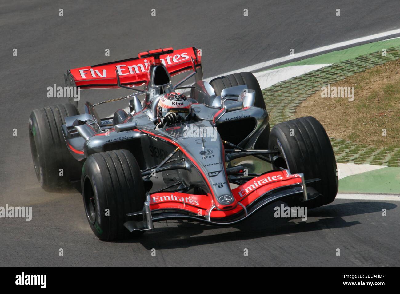 Kimi Raikkonen, McLaren Mercedes 4-21, Saint-Marin GP 2006, Imola Photo  Stock - Alamy