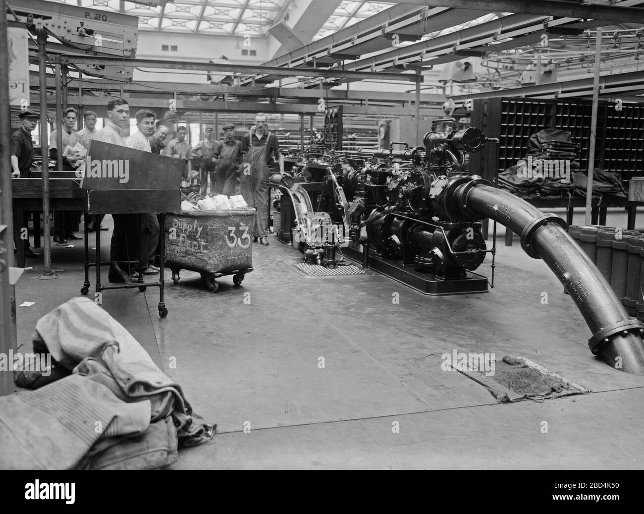 Pennsylvania terminal Post Office (bâtiment du bureau de poste général), maintenant appelé l'édifice James A. Farley, situé au 421 huitième Avenue, New York City Ca. 1914-1915 Banque D'Images